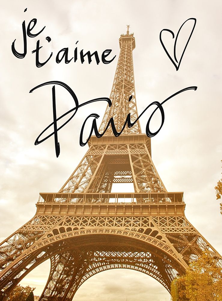 Je taime Paris art print by Emily Navas for $57.95 CAD