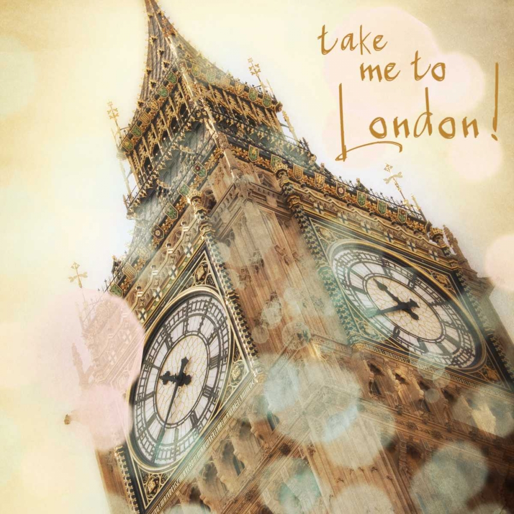 Take Me To London Border art print by Emily Navas for $57.95 CAD