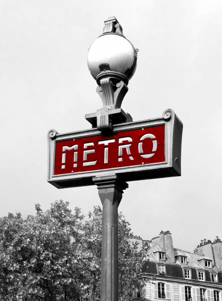 Metro in Paris art print by Emily Navas for $57.95 CAD