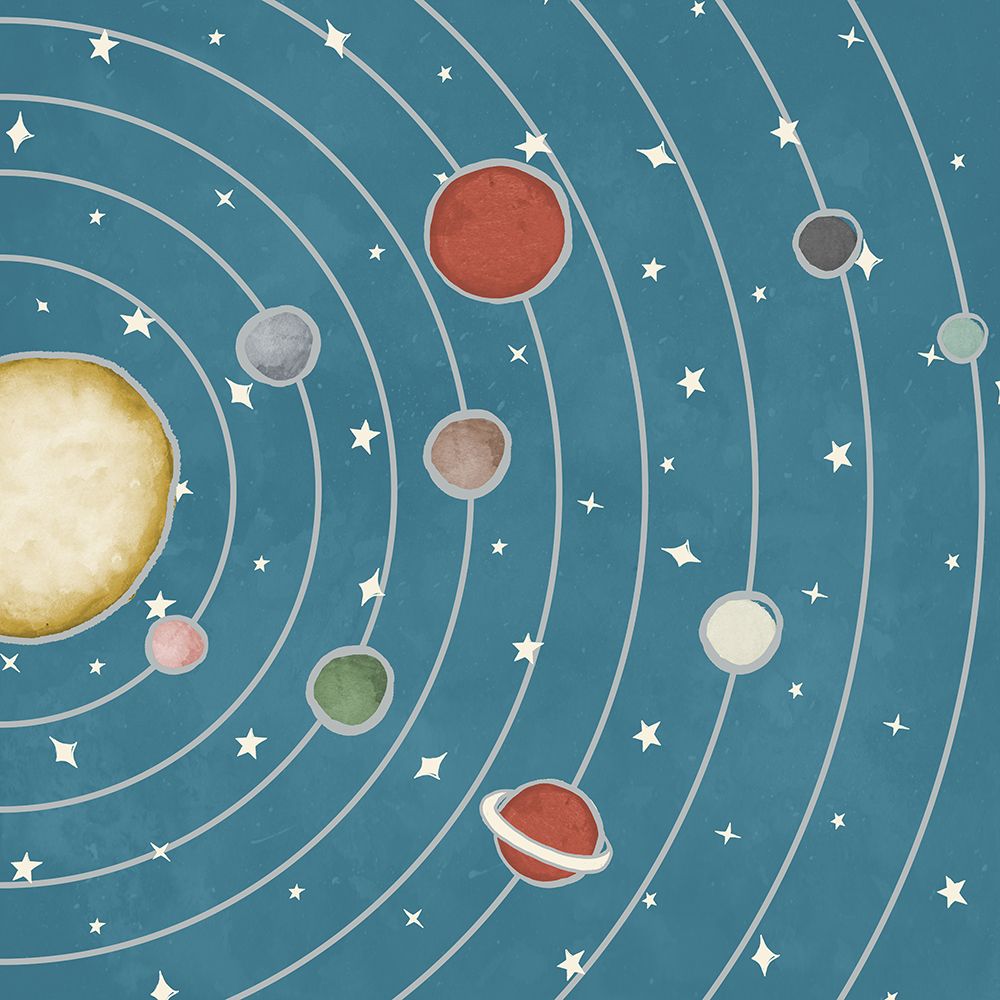 The Complete Solar System art print by Elizabeth Medley for $57.95 CAD