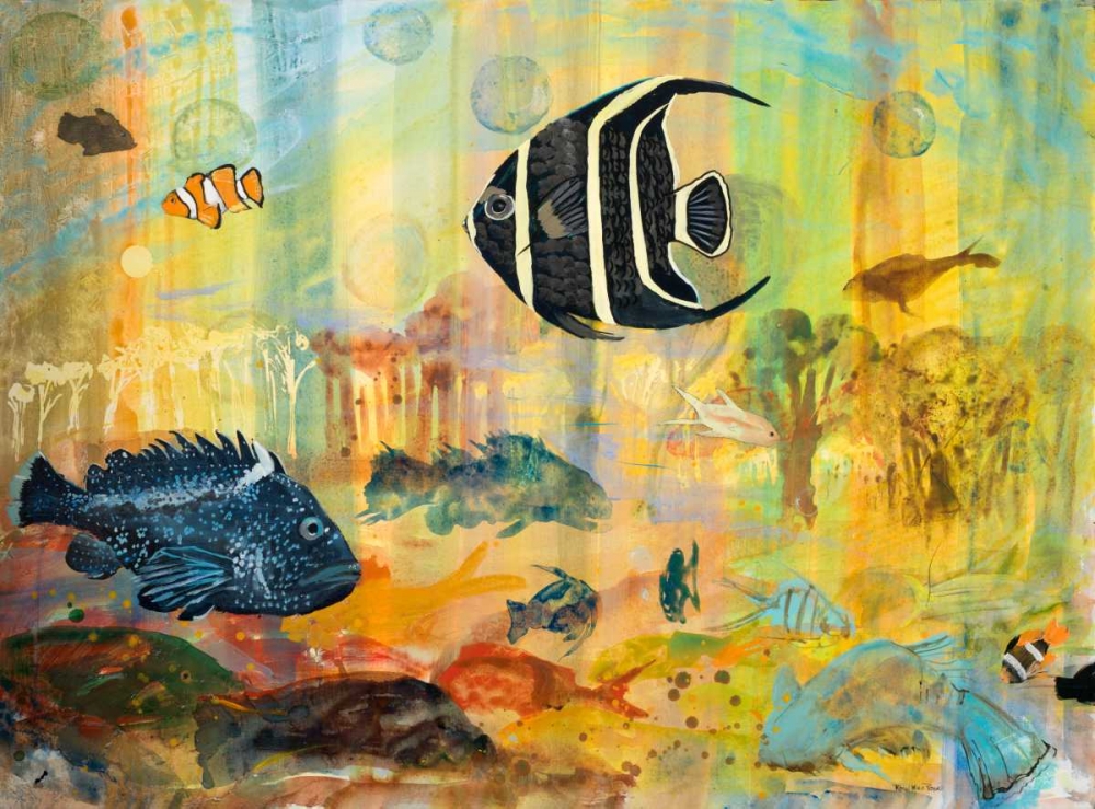 Fishes art print by Robin Maria for $57.95 CAD
