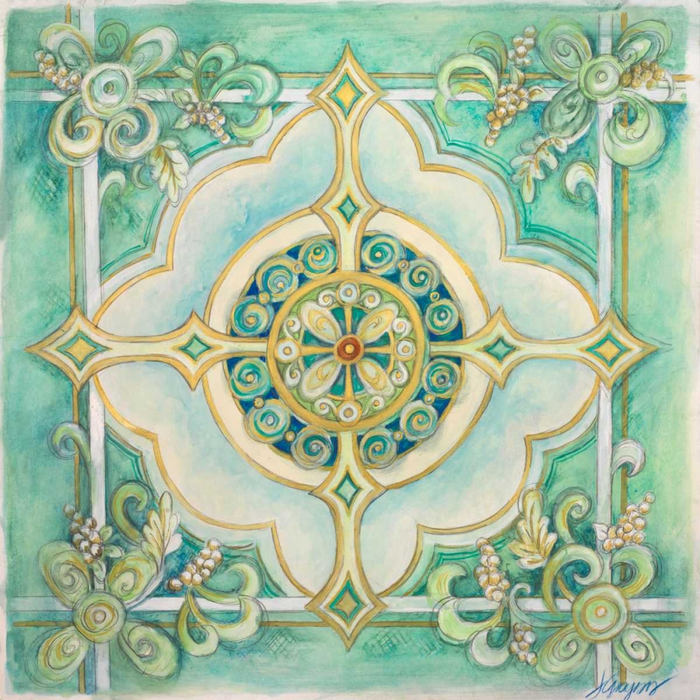 French Medallion IV art print by Janice Gaynor for $57.95 CAD
