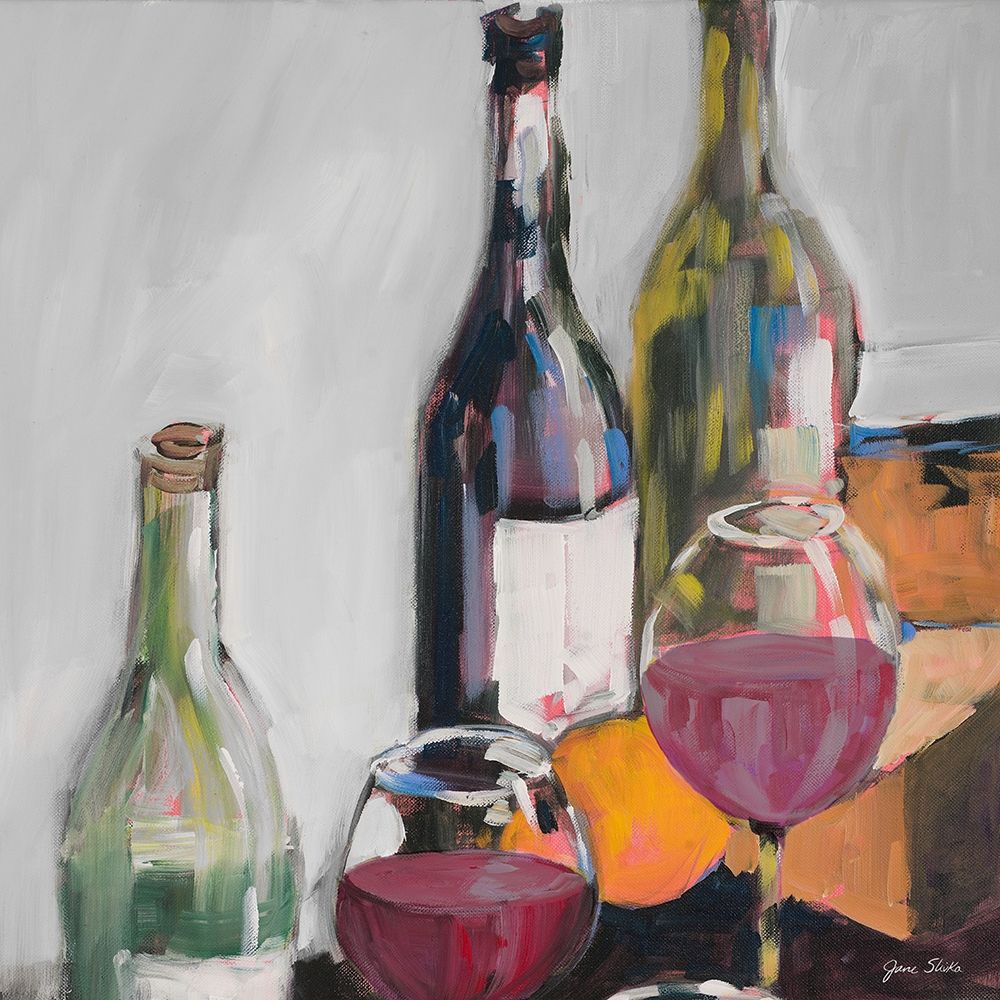 Red Wine Tasting art print by Jane Slivka for $57.95 CAD