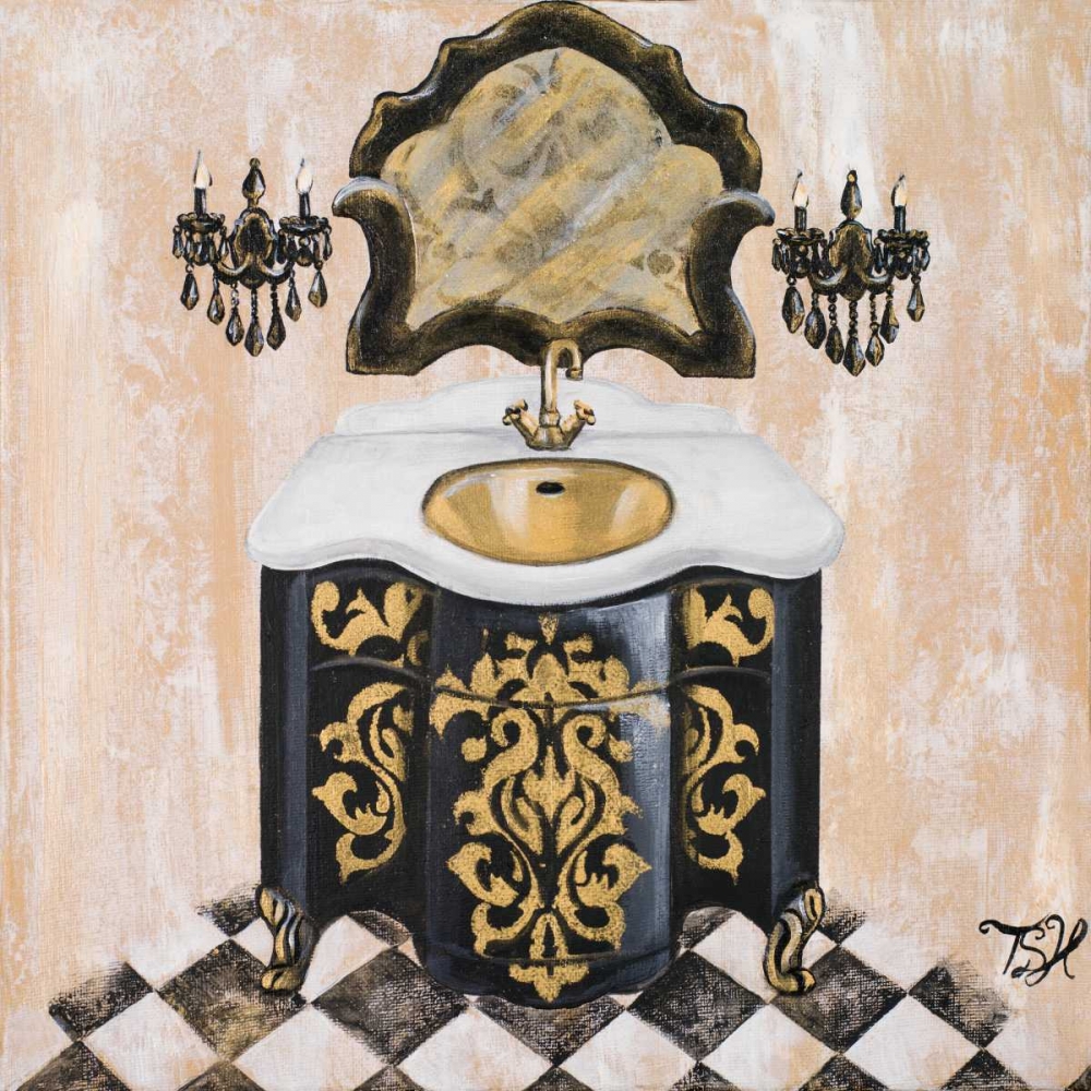 Opulance Bath I art print by Tiffany Hakimipour for $57.95 CAD
