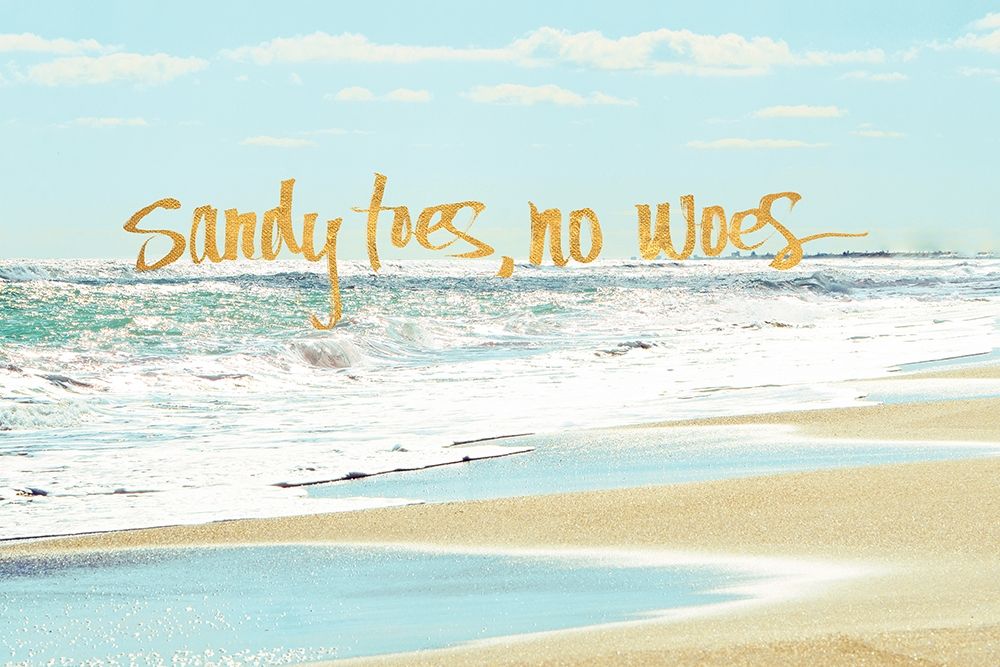 Sandy Toes, No Woes art print by Bruce Nawrocke for $57.95 CAD