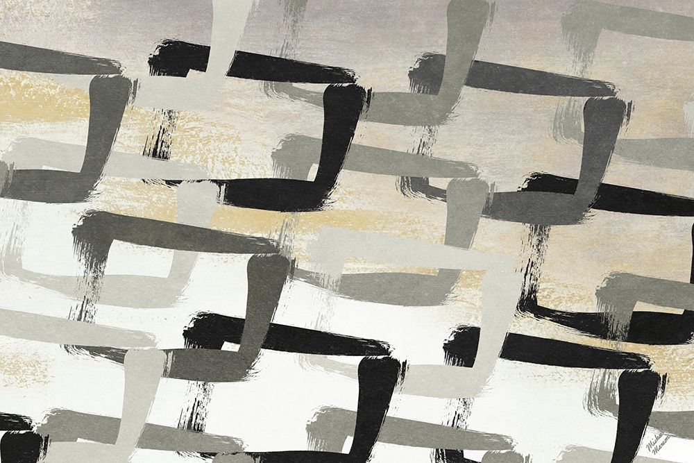 Gray Abstract art print by Michael Marcon for $57.95 CAD