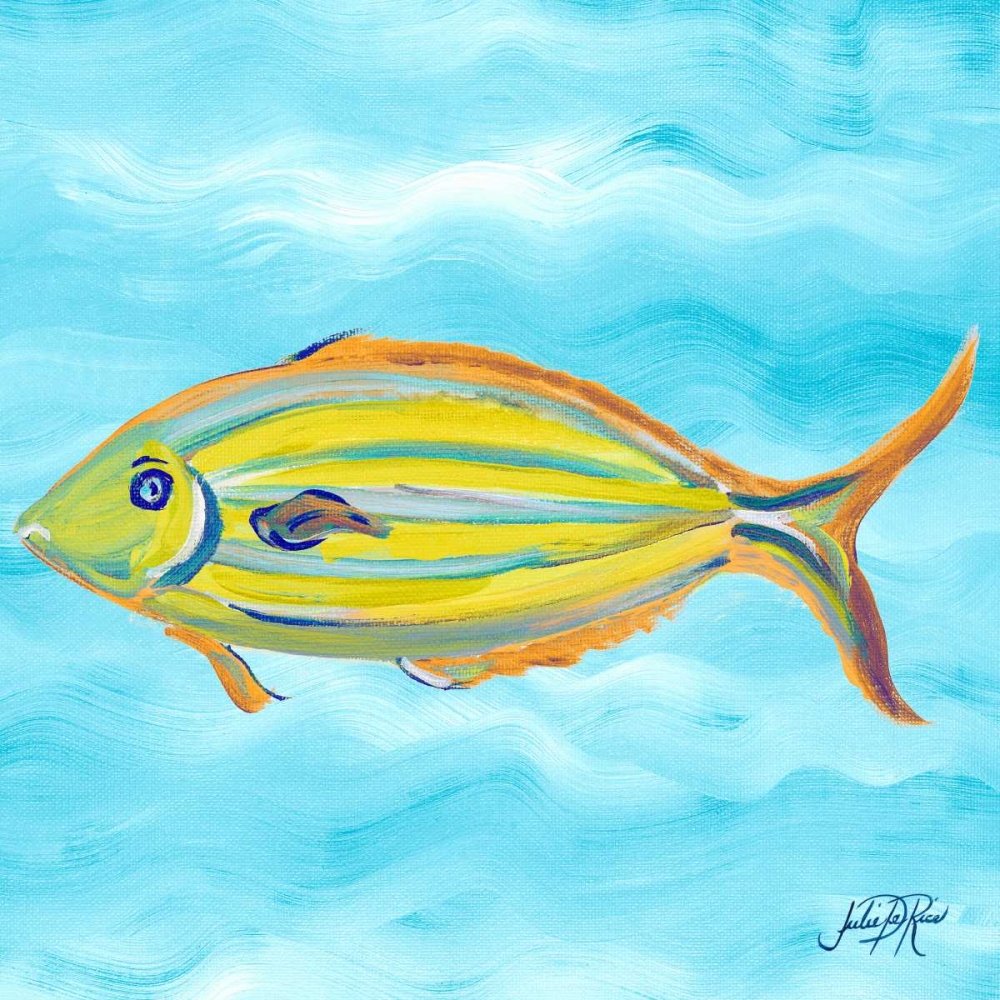 Fish Underwater I art print by Julie DeRice for $57.95 CAD