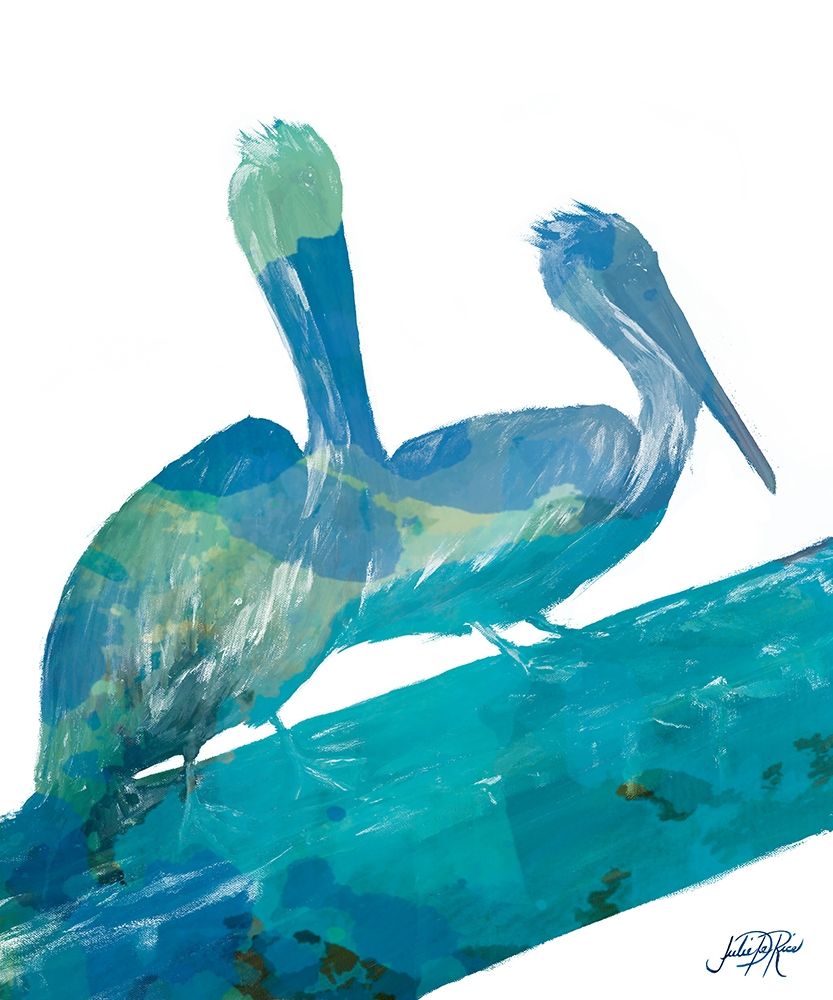Watercolor Pelican II art print by Julie DeRice for $57.95 CAD