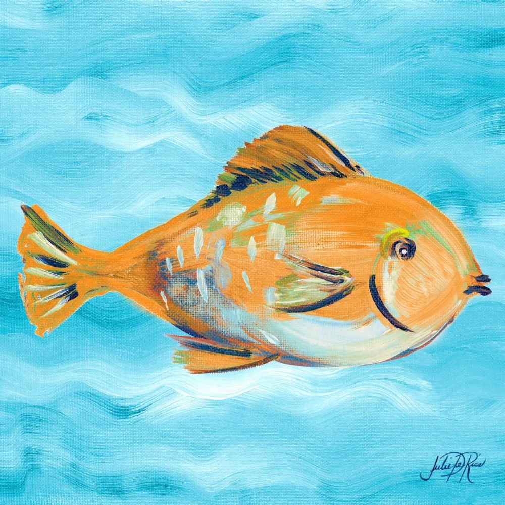 Fish Underwater II art print by Julie DeRice for $57.95 CAD