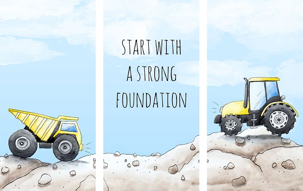 Strong Foundation art print by SD Graphics Studio for $57.95 CAD