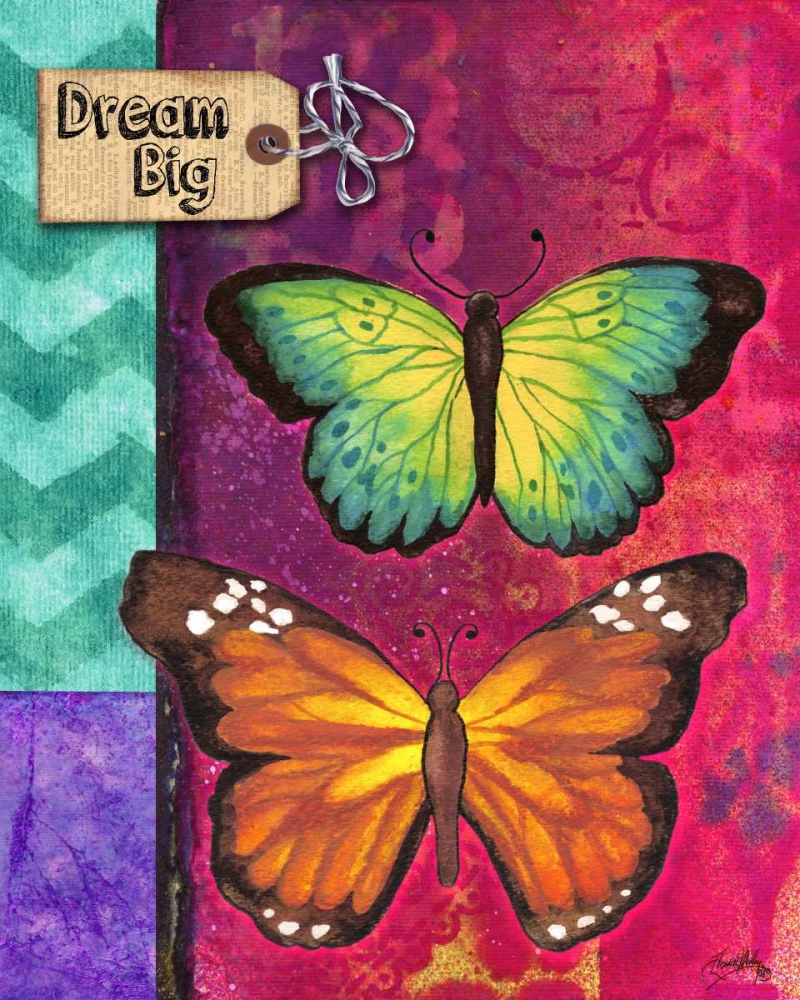 Butterflies Double I art print by Elizabeth Medley for $57.95 CAD