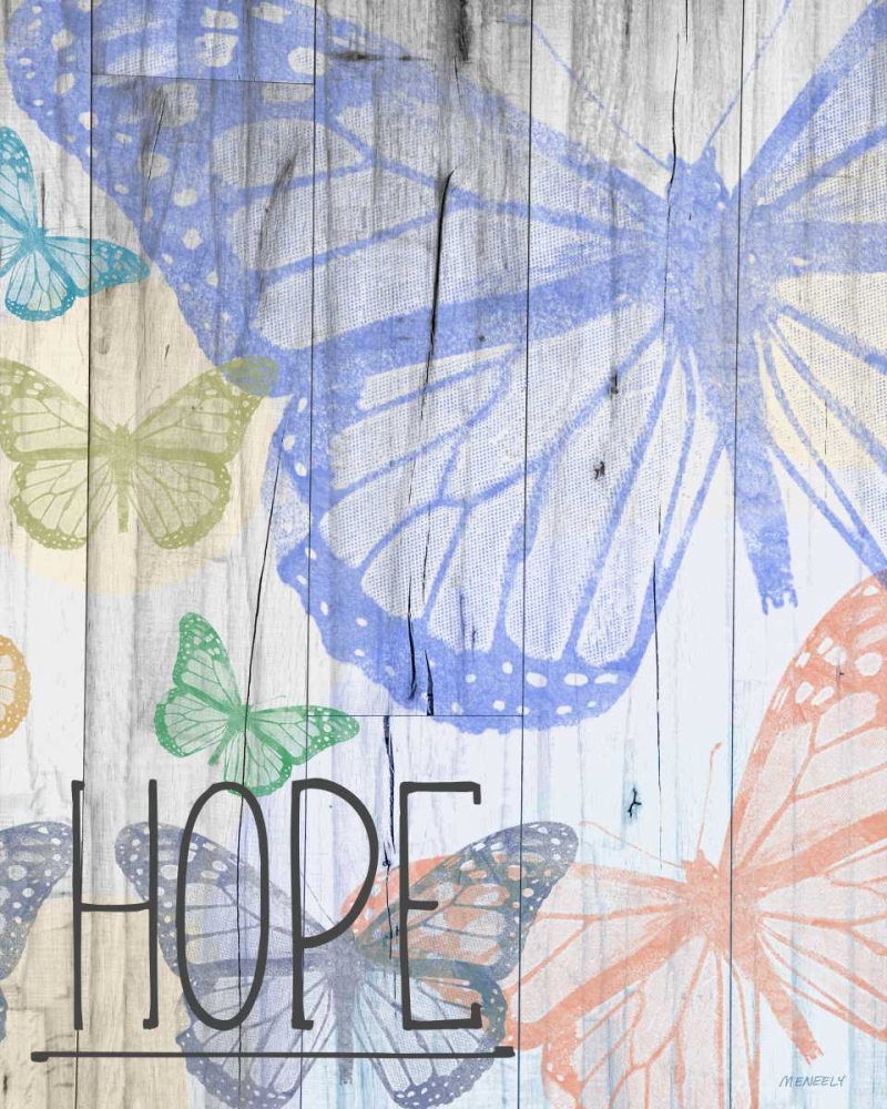 Butterfly Garden Hope art print by Dan Meneely for $57.95 CAD