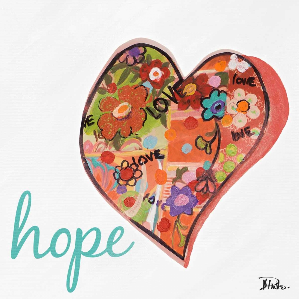 Hearts of Love and Hope I art print by Patricia Pinto for $57.95 CAD