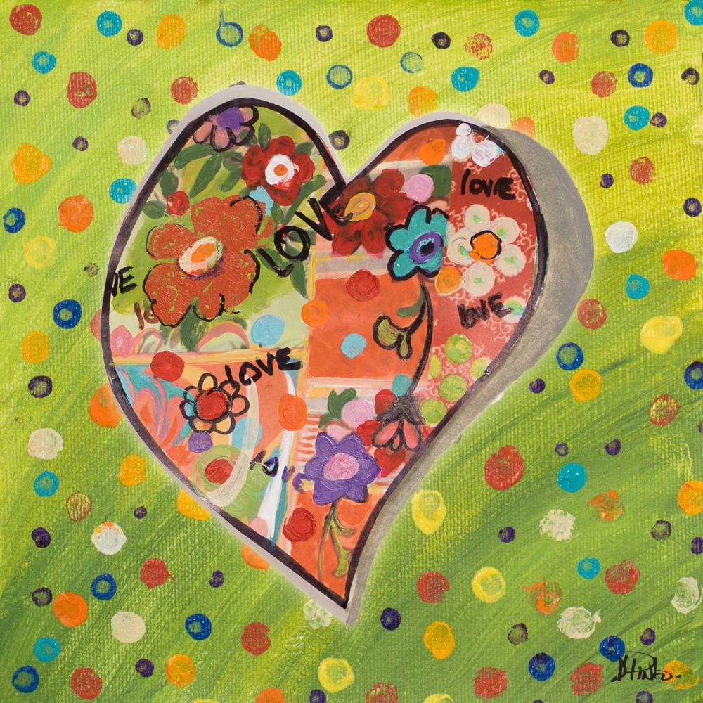 Hearts of Love II art print by Patricia Pinto for $57.95 CAD