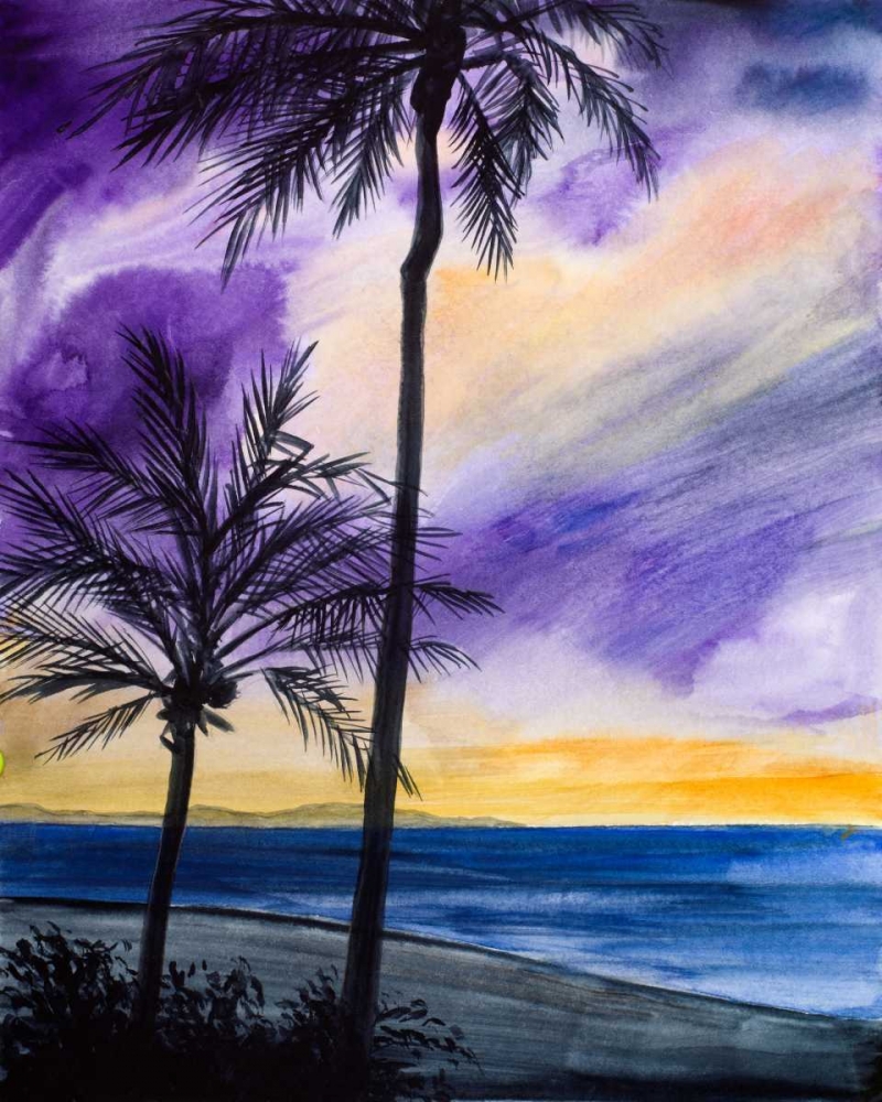 Tropic Nights I art print by Linda Baliko for $57.95 CAD