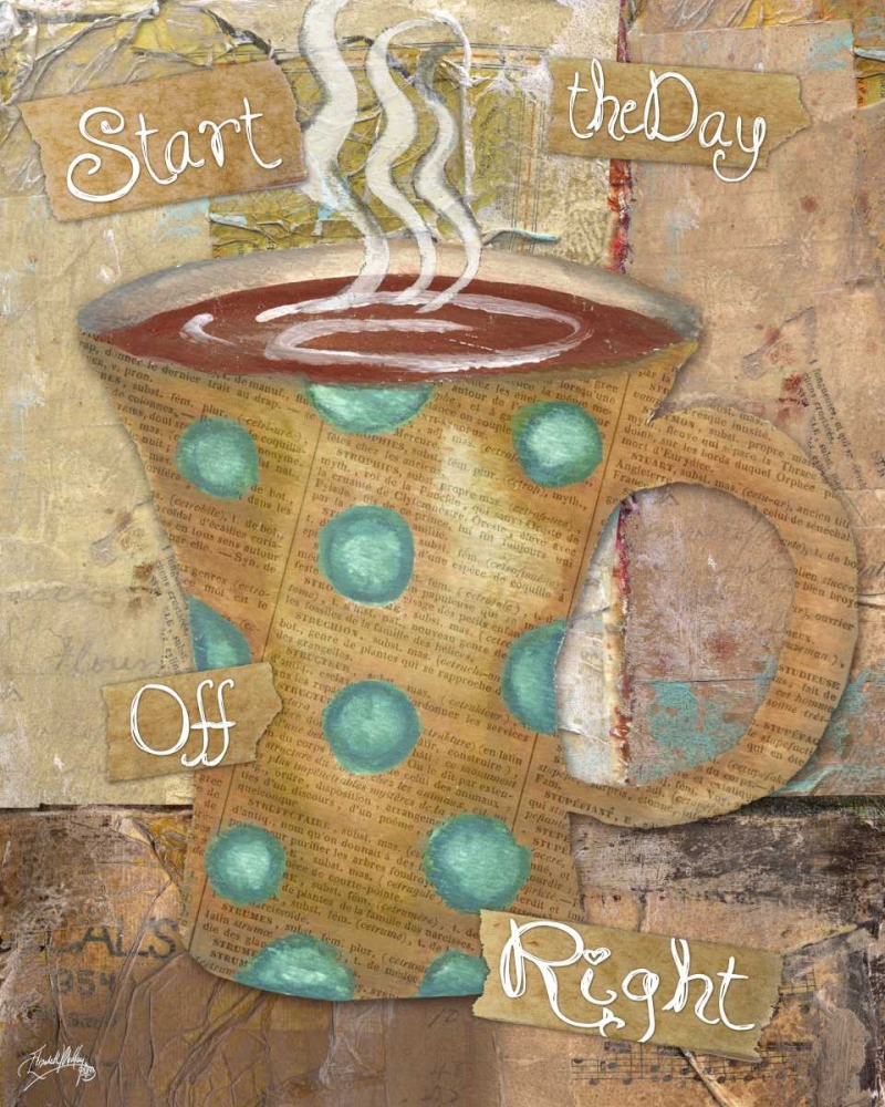 Coffee Collage II art print by Elizabeth Medley for $57.95 CAD