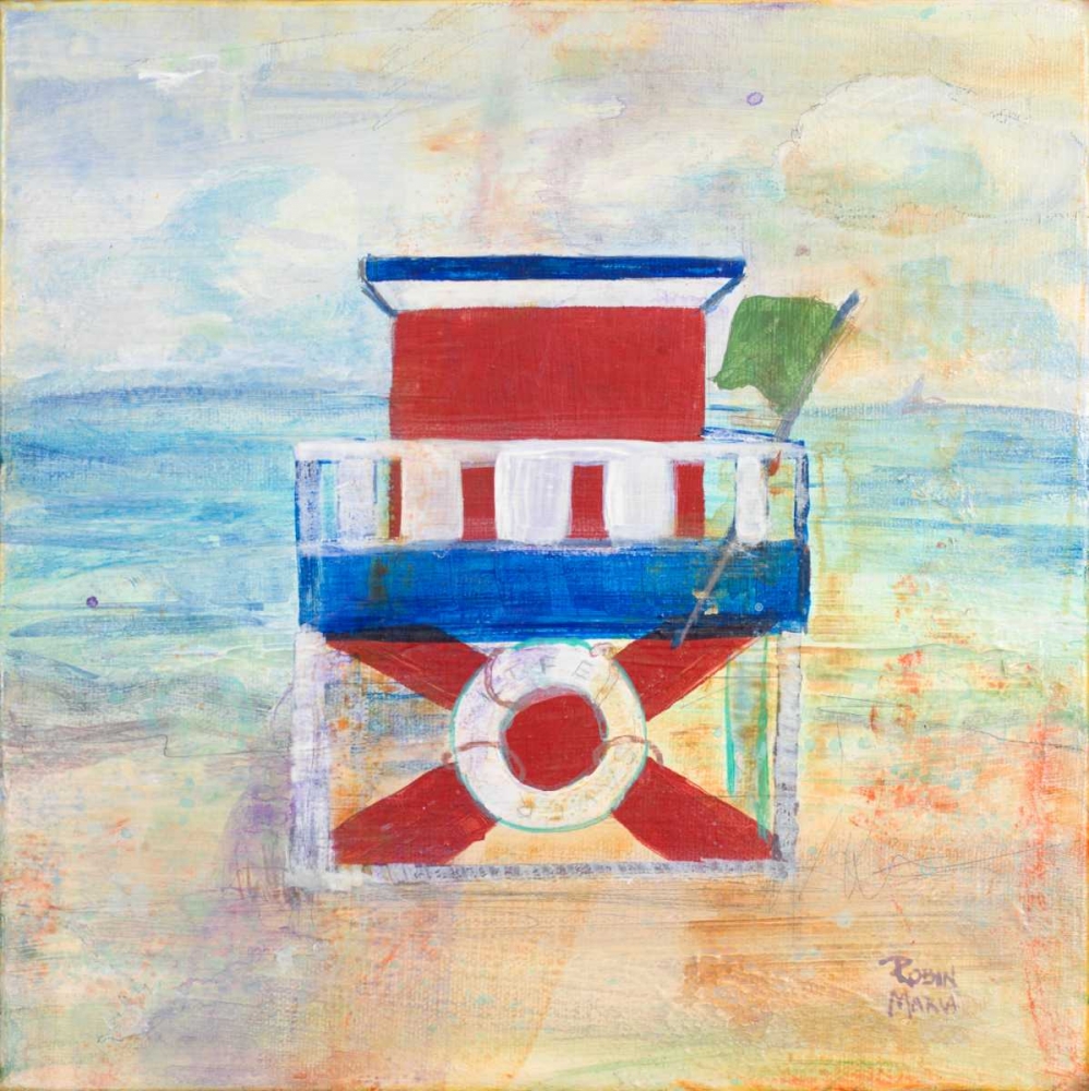 Lifeguard Stand art print by Robin Maria for $57.95 CAD