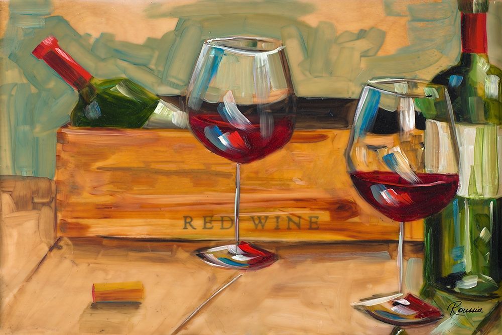 Red Wine art print by Heather A. French-Roussia for $57.95 CAD