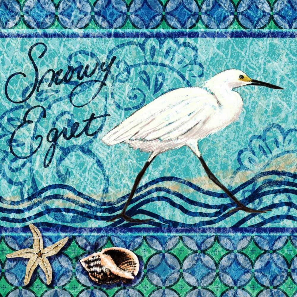 Snowy Egret art print by Nicholas Biscardi for $57.95 CAD