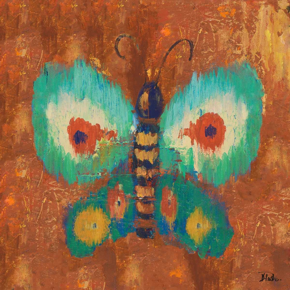 Ikat Flutter Square II art print by Patricia Pinto for $57.95 CAD
