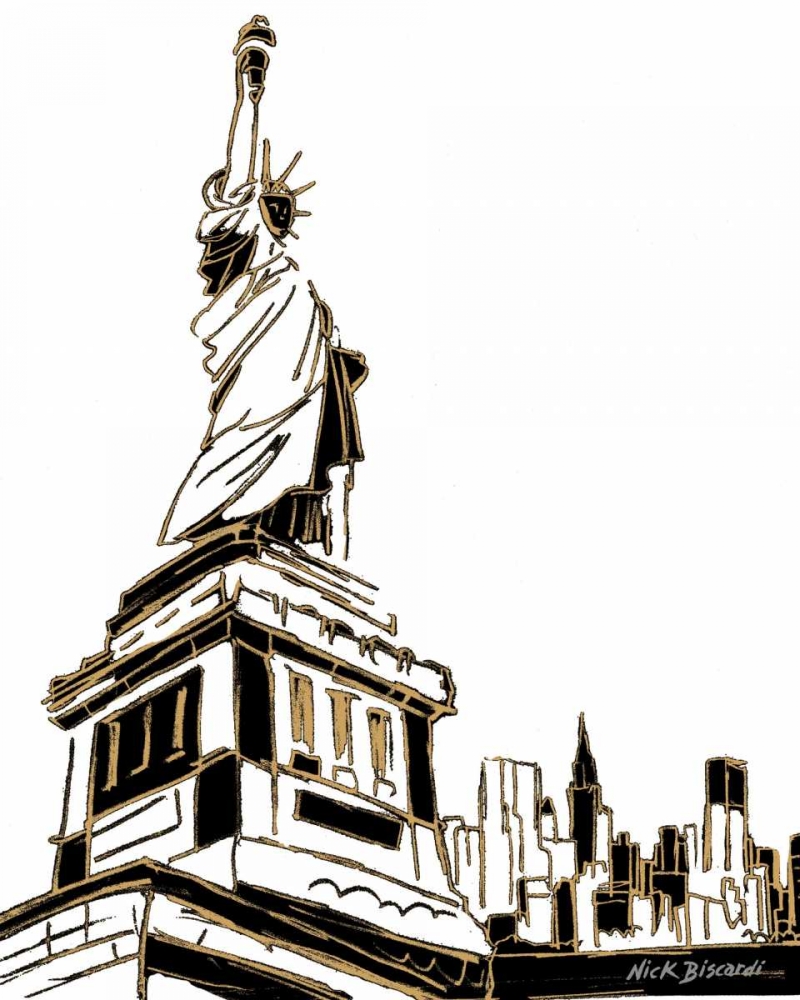 Tenement Liberty art print by Nicholas Biscardi for $57.95 CAD