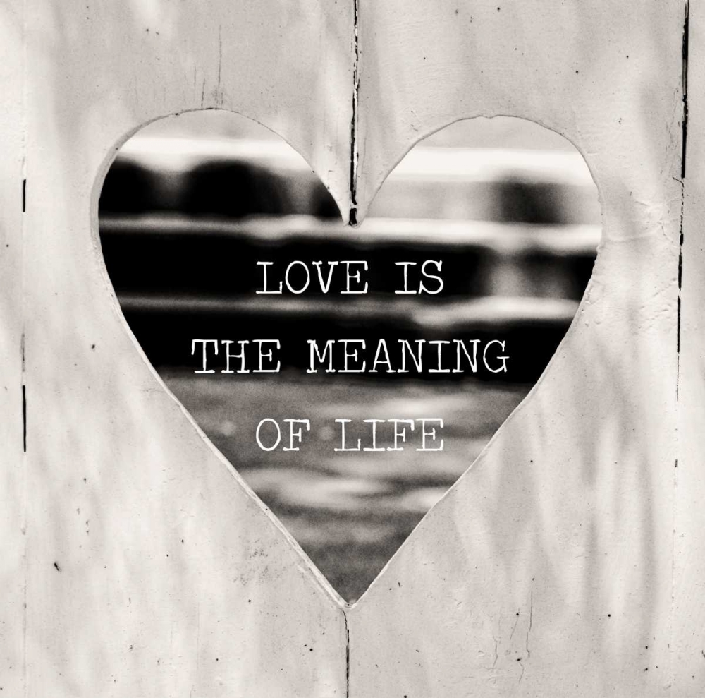 Love is the Meaning art print by Gail Peck for $57.95 CAD