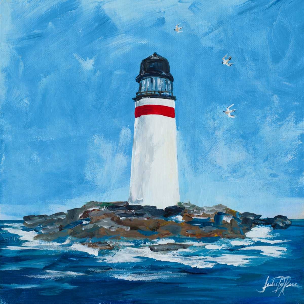 The Lighthouses I art print by Julie DeRice for $57.95 CAD