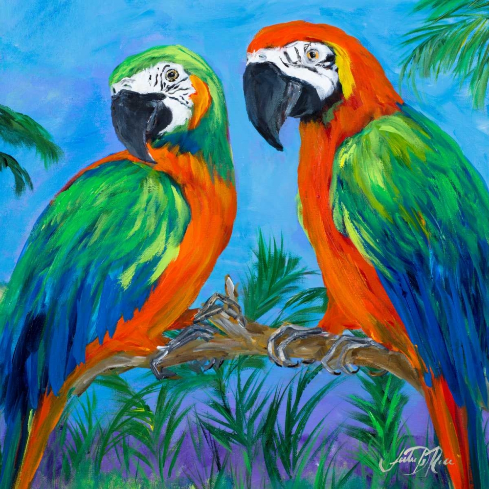 Island Birds Square I art print by Julie DeRice for $57.95 CAD