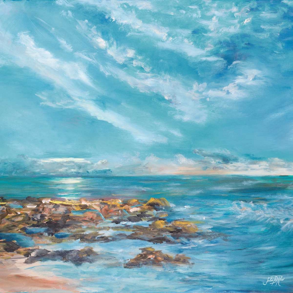 Into the Horizon Square II art print by Julie DeRice for $57.95 CAD
