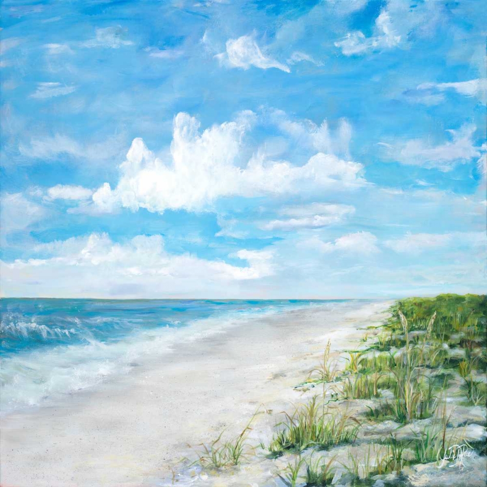 Day At The Beach Square art print by Julie DeRice for $57.95 CAD