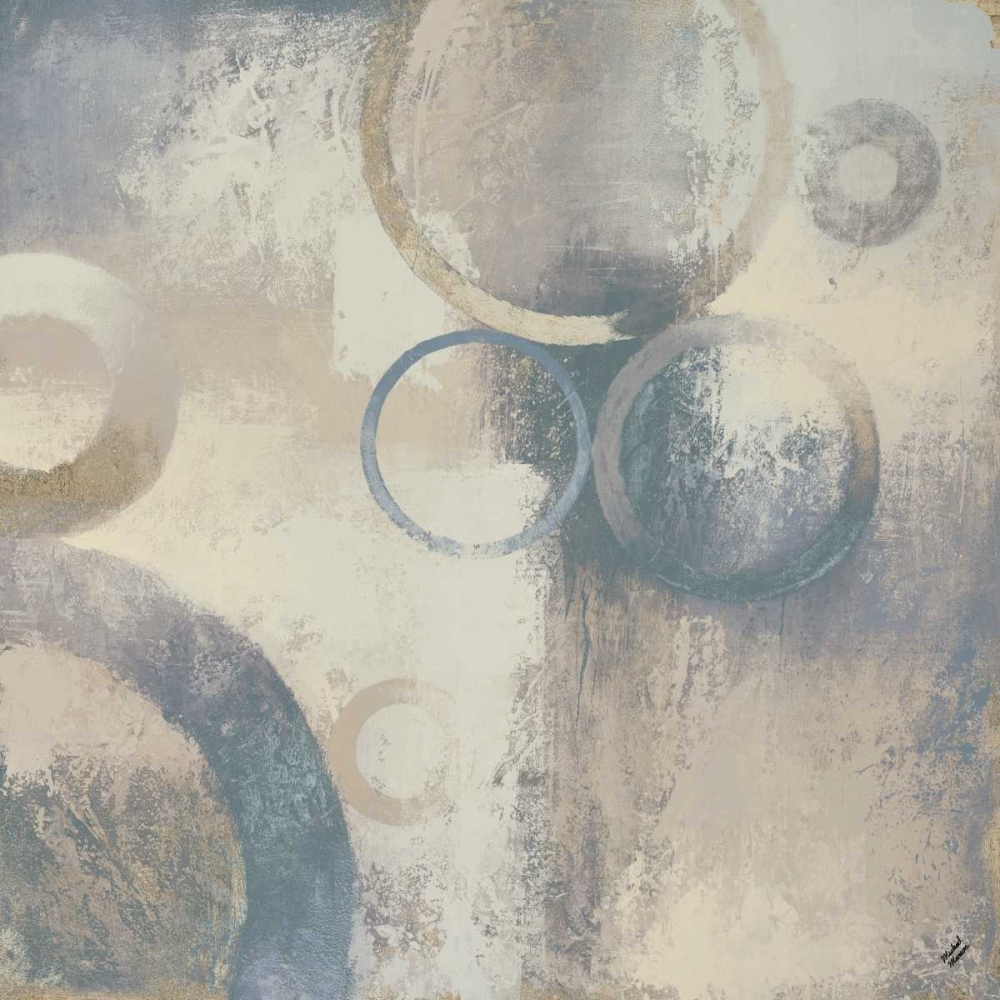 Muted Cobalt I art print by Michael Marcon for $57.95 CAD
