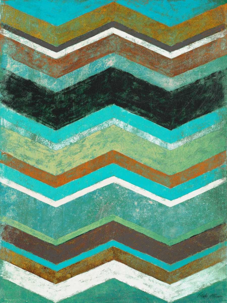 Vintage Chevron I art print by Michael Marcon for $57.95 CAD