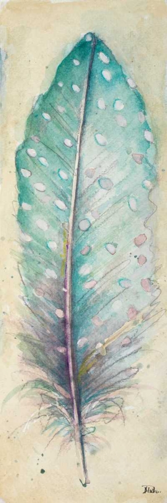 Watercolor Feather I art print by Patricia Pinto for $57.95 CAD