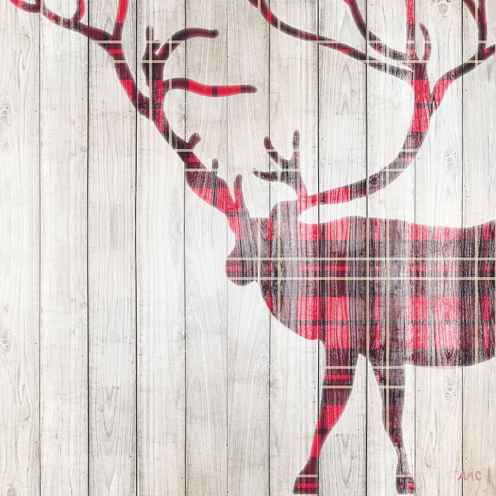 Red Rhizome Deer art print by Ann Marie Coolick for $57.95 CAD