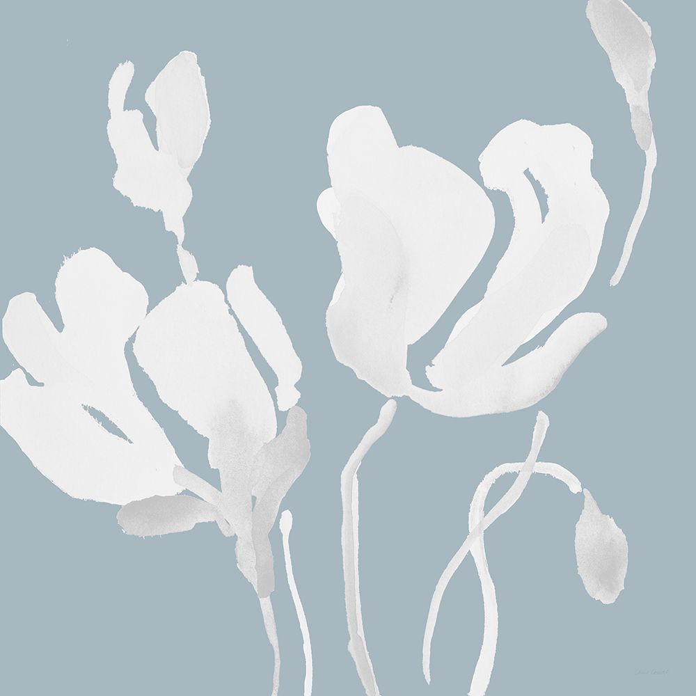 White Tonal Magnolias art print by Lanie Loreth for $57.95 CAD