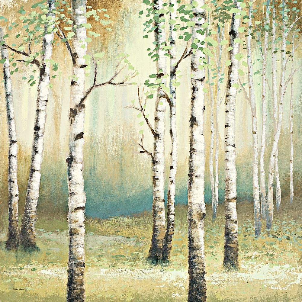 Summer Birch II art print by Michael Marcon for $57.95 CAD