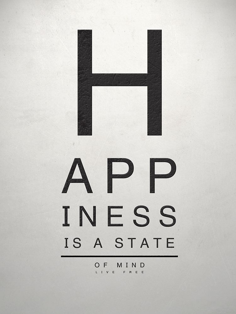 Inspirational Eye Chart I art print by SD Graphics Studio for $57.95 CAD