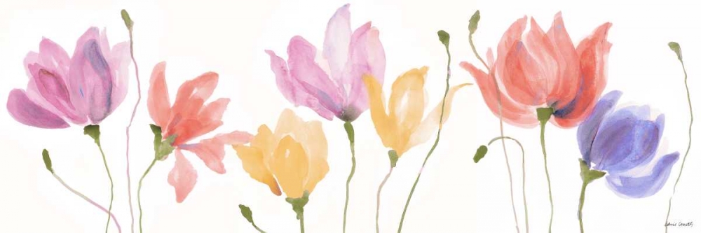 Colorful Floral Sway Panel art print by Lanie Loreth for $57.95 CAD