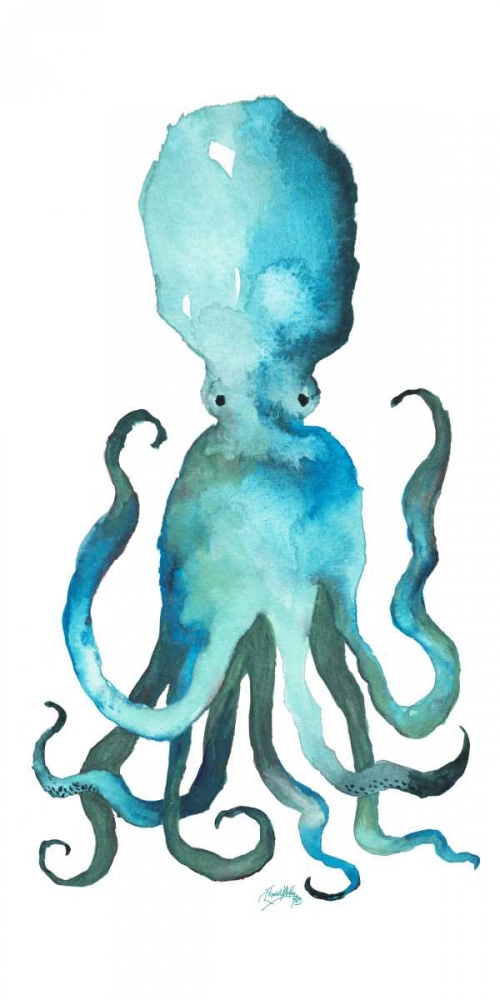 Aqua Creatures I art print by Elizabeth Medley for $57.95 CAD