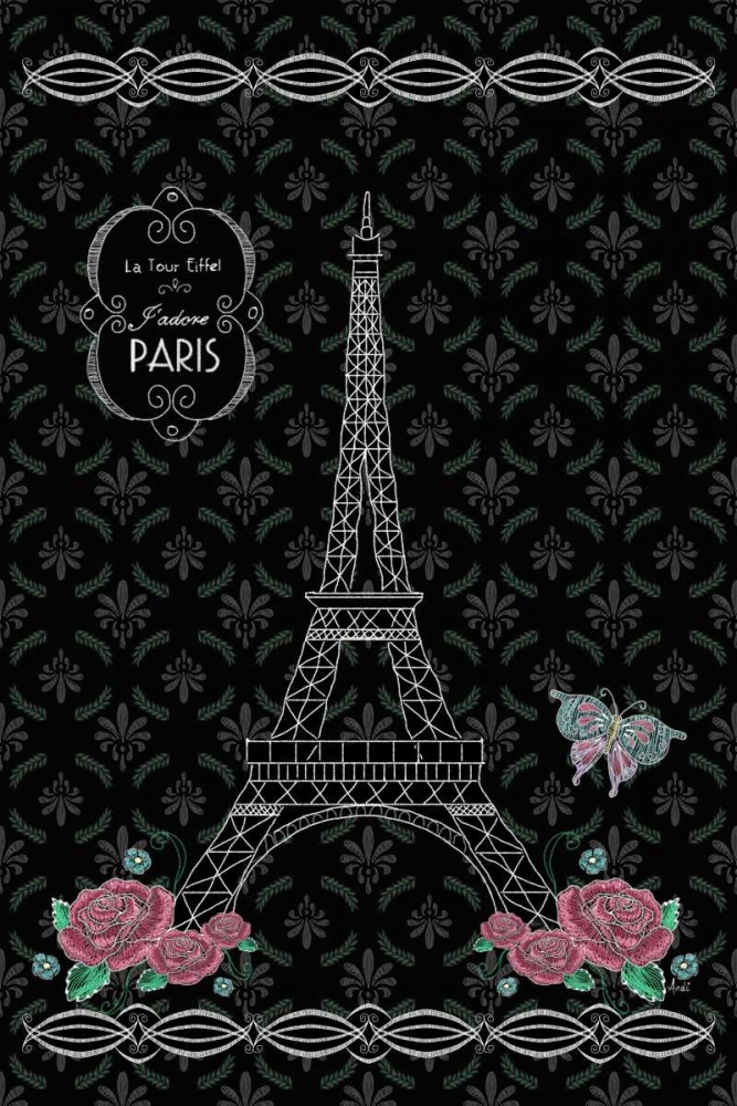 Parisian Tour Eiffel Tower art print by Andi Metz for $57.95 CAD