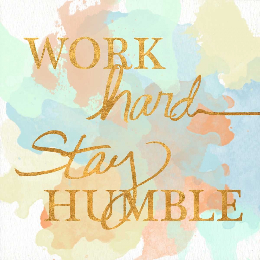 Dream Big and Work Hard Watercolor II art print by SD Graphics Studio for $57.95 CAD