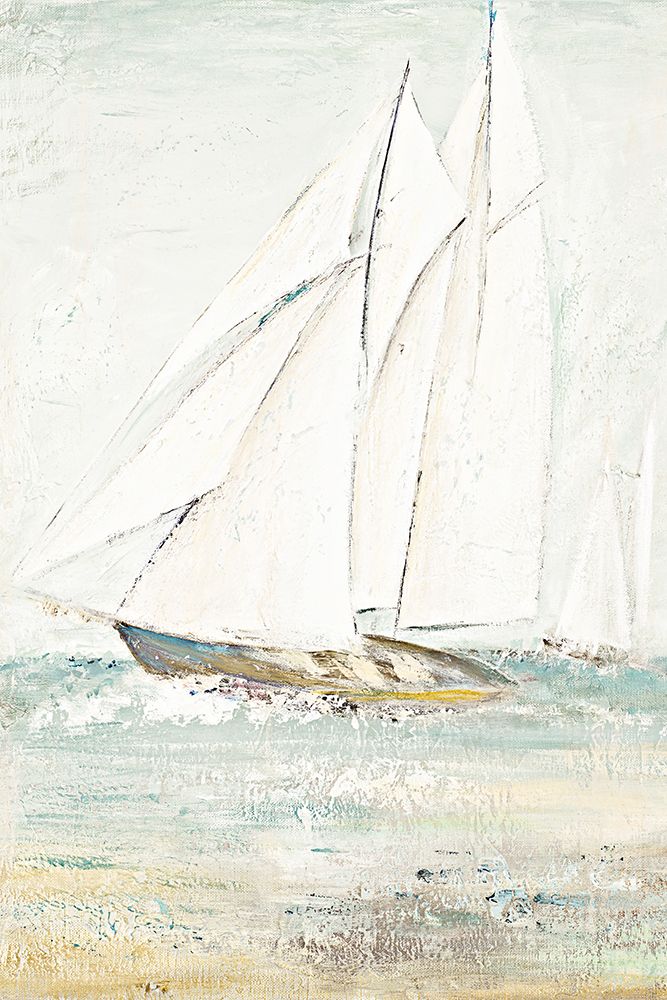 Cape Cod Sailboat I art print by Patricia Pinto for $57.95 CAD