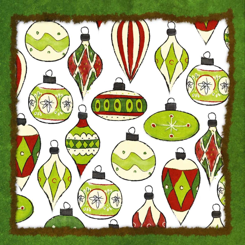Whimsical Ornaments I art print by SD Graphics Studio for $57.95 CAD