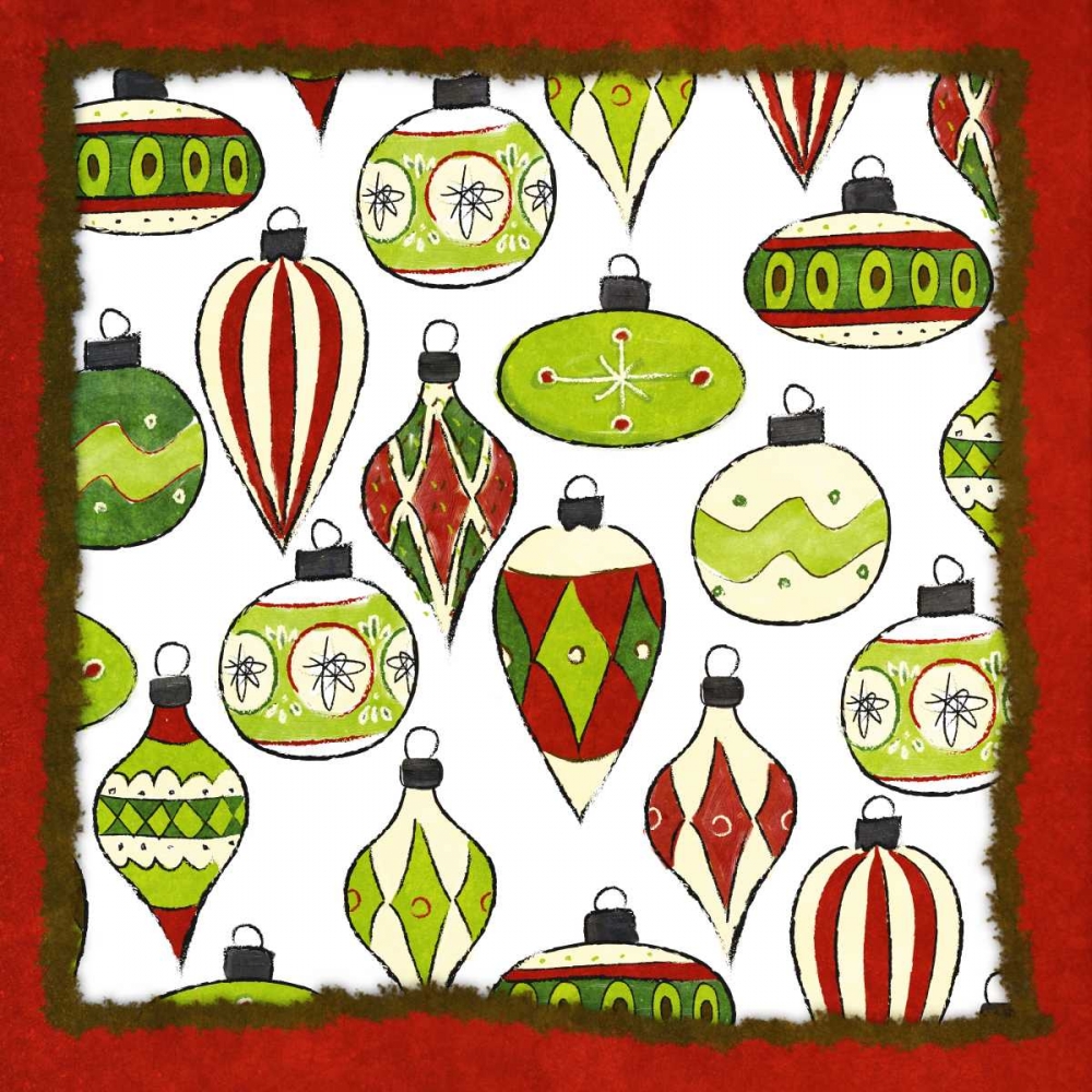 Whimsical Ornaments II art print by SD Graphics Studio for $57.95 CAD