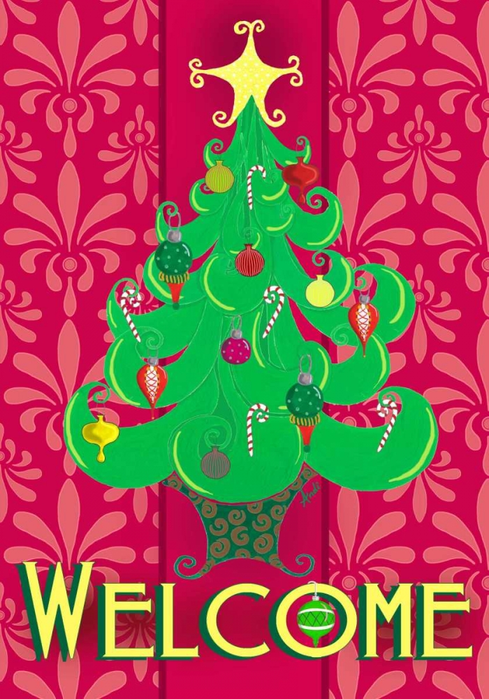 Christmas Tree Welcome art print by Andi Metz for $57.95 CAD