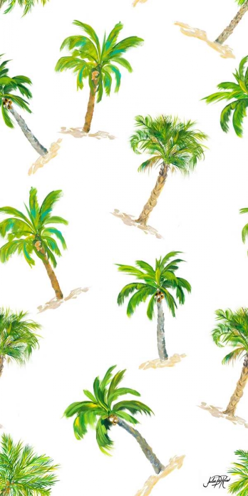 Toss Palm Pattern art print by Julie DeRice for $57.95 CAD