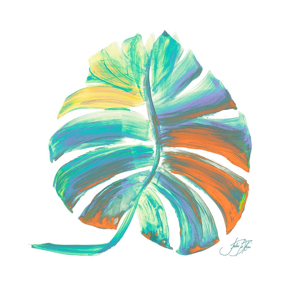 Punchy Giant Palm Leaf art print by Julie DeRice for $57.95 CAD