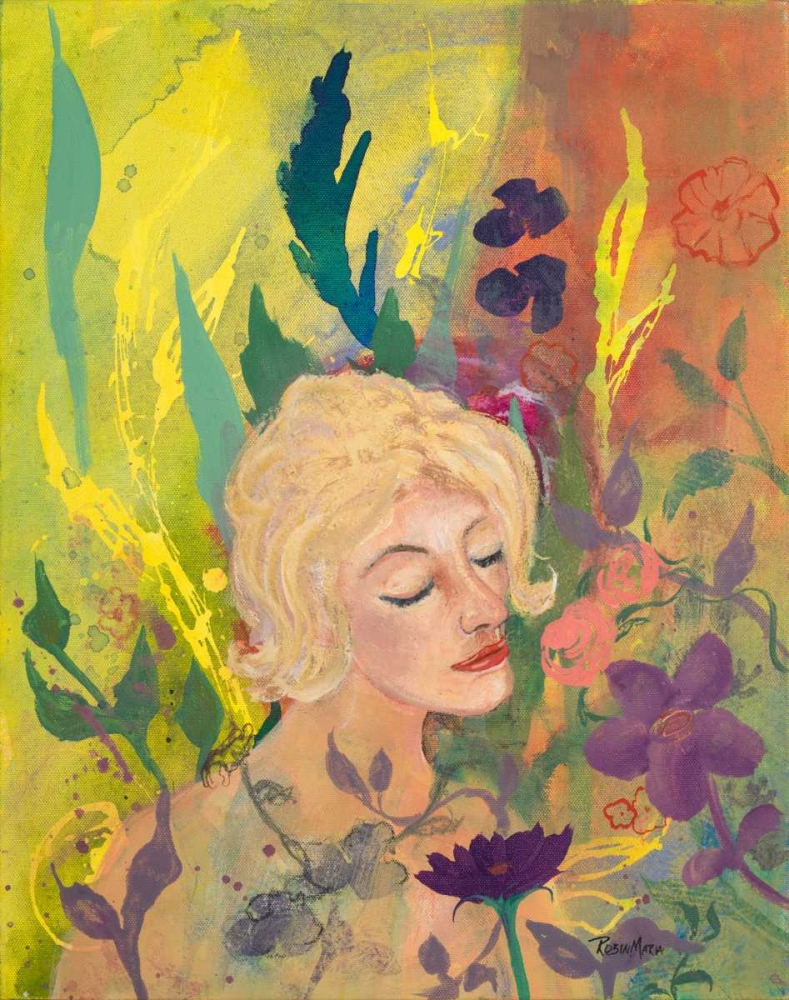 Woman in the Garden art print by Robin Maria for $57.95 CAD
