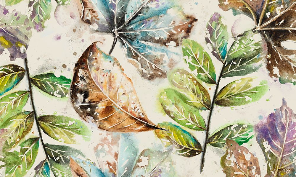Global Leaves Rectangle art print by Patricia Pinto for $57.95 CAD