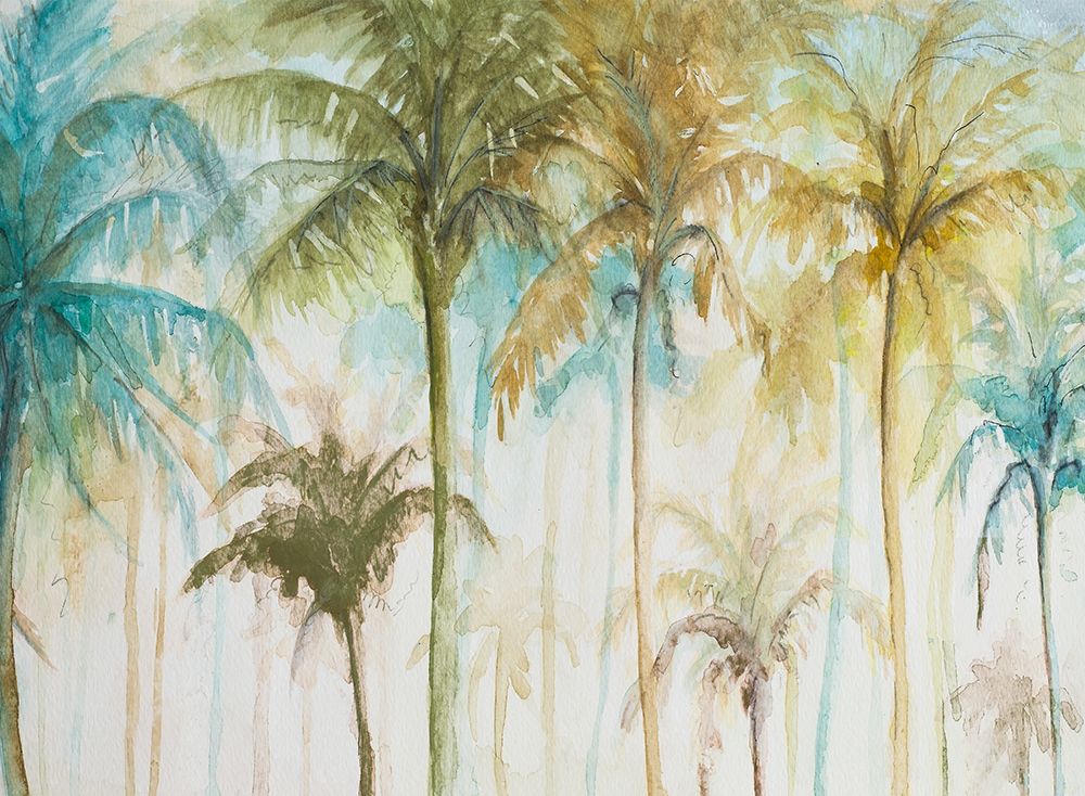 Watercolor Palms art print by Patricia Pinto for $57.95 CAD